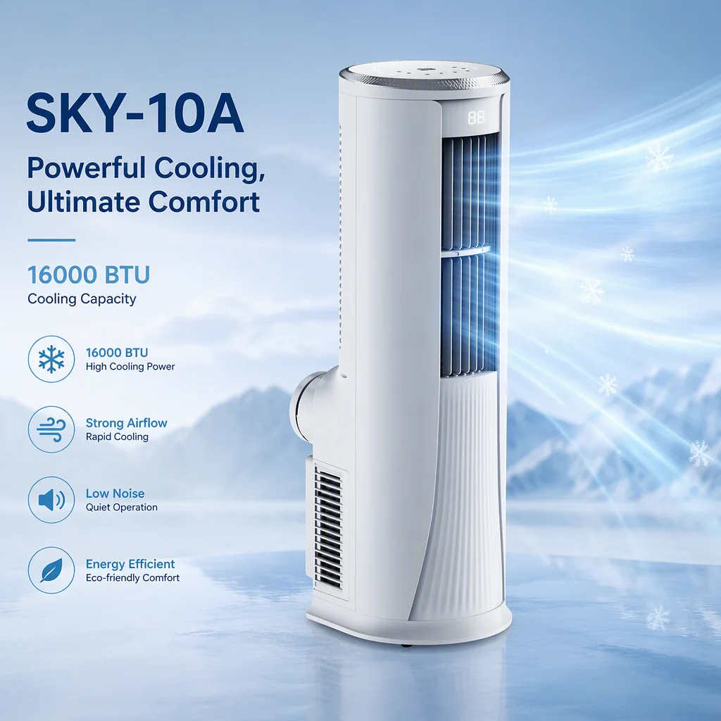 Hotel Use 16000btu Cooling/Heating Energy Efficient Wholesale Remote Control Portable Vertical Air Conditioner