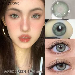 2023 Bio-essence 1 Pair Korean Lenses Colored Contact Lenses with Degree Myopia Lenses Blue Eye Lens Graduated Contact Lenses