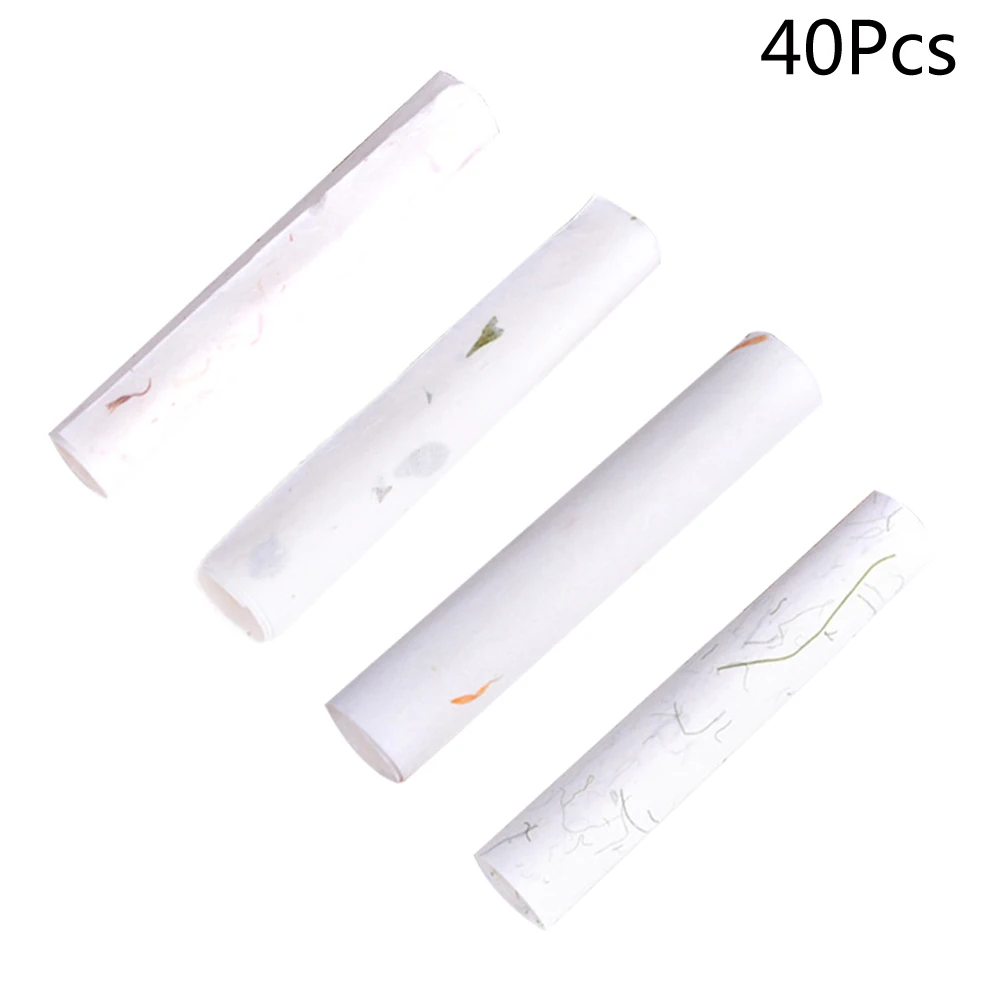

40 Pcs Calligraphy Drawing Paper Rice Handmade for Writing Xuan Sumi Chinese Style