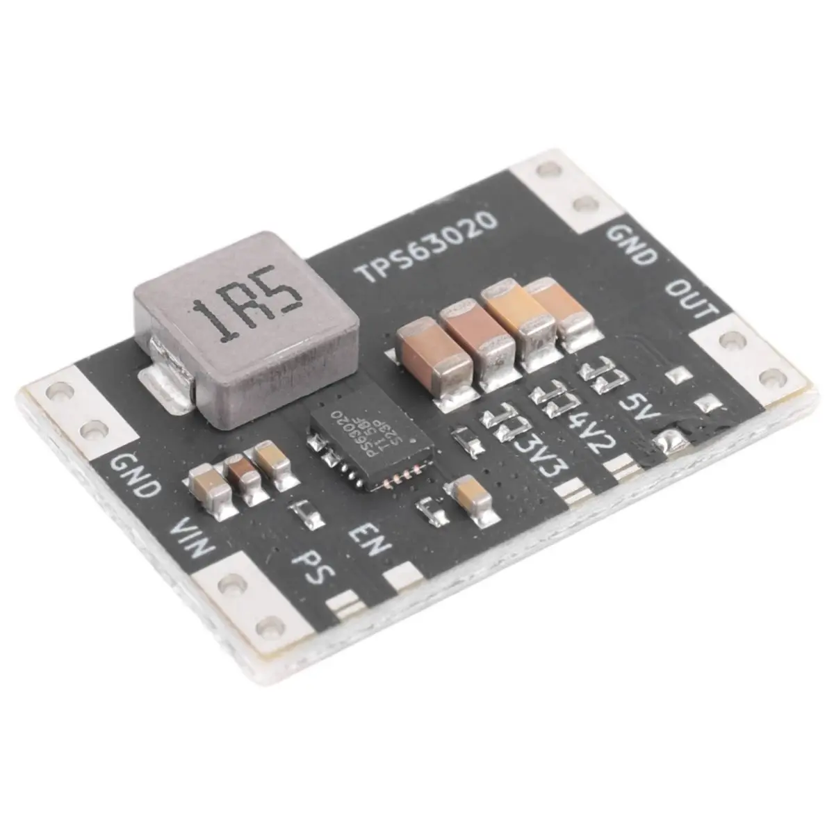 A14G XL63020 TPS63020 Lithium Battery USB Automatic Boost Step Up Down Module Microcontroller Power Low Ripple 5V