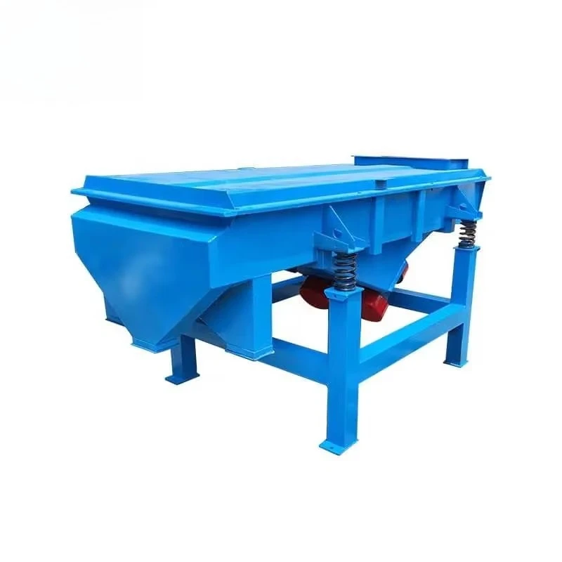 

CY Electric vibrating sieving machine linear vibrating sieve wood chips classifier