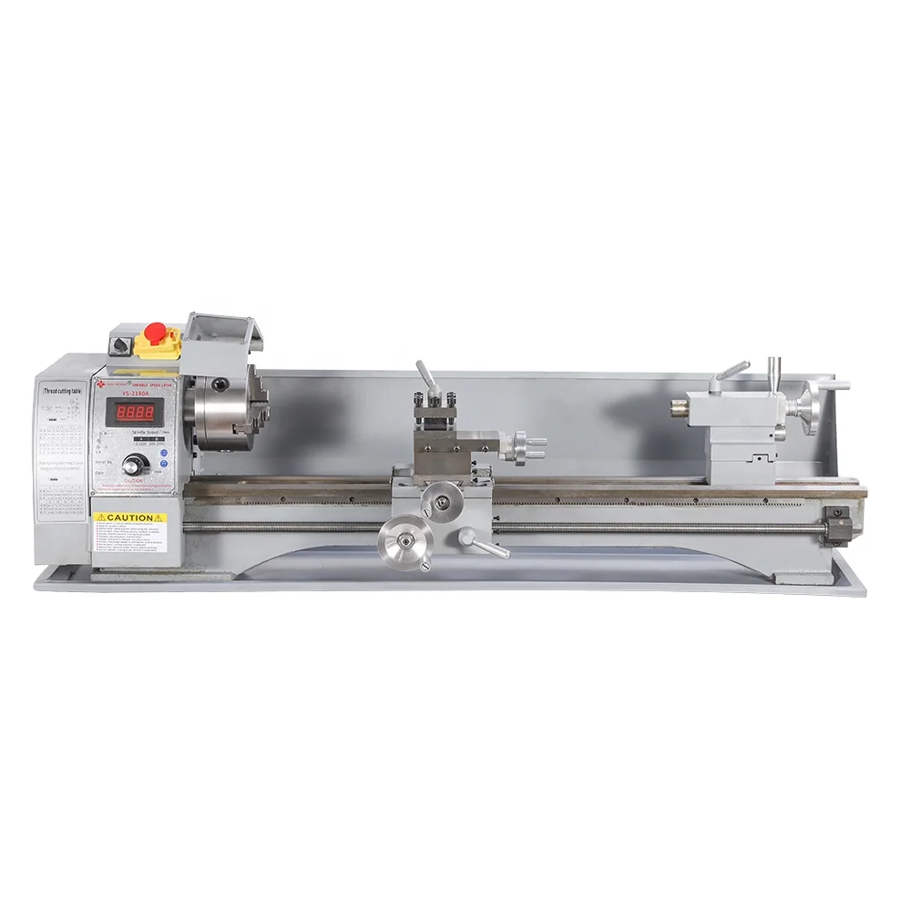 Humanized Design 4-Way Tool Post Metal Work 220v Mini Metal Manual Lathe 800mm Machine