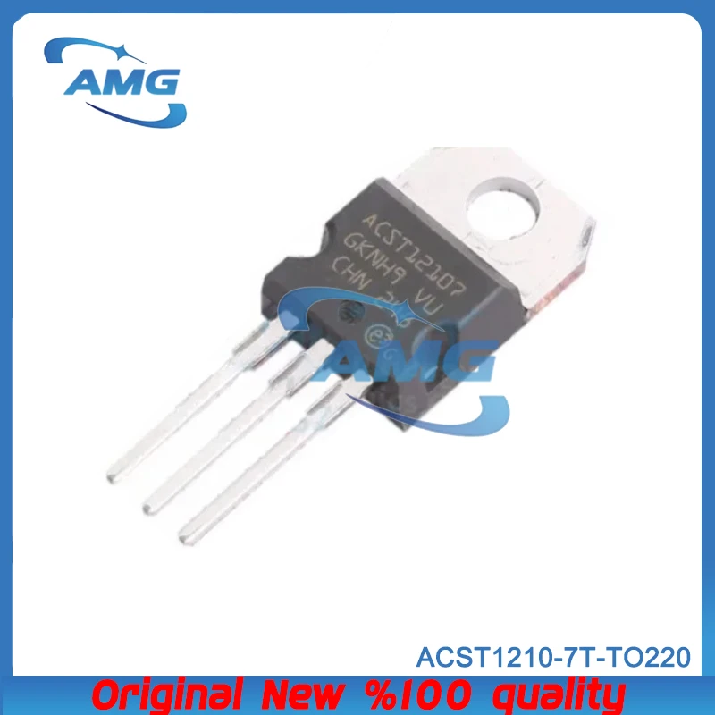 10PCS ACST1210-7T TRIAC SENS GATE 700V 12A TO220AB