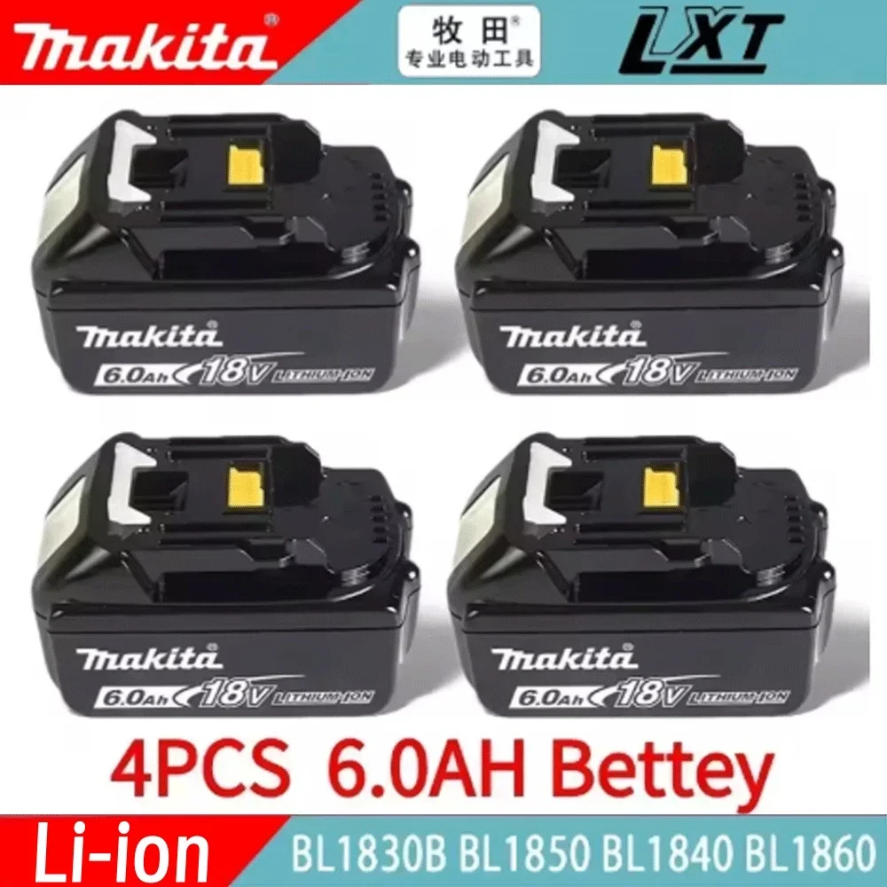 

2025 Genuine Makita 18V Battery 6Ah BL1850B Li-ion Replacement Battery BL1850 BL1860B BL1860 BL1840B makita 18v 6000mAh battery