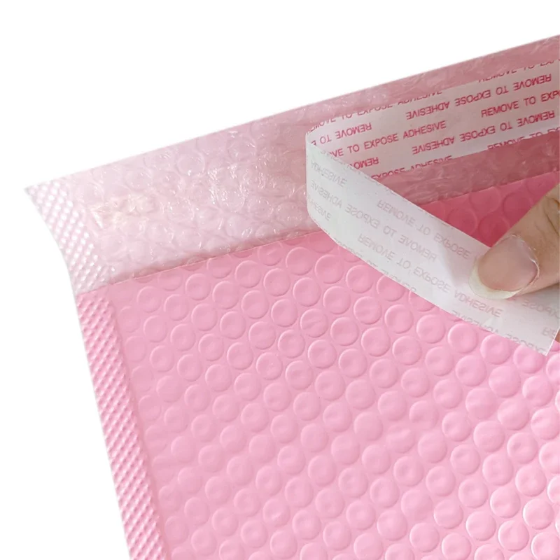 10pcs Pink Bubble Mailers Padded Envelopes Self Seal Packaging Bags For Mailers Shipping Gift Courier Bag Ziplock Bag  18x23cm