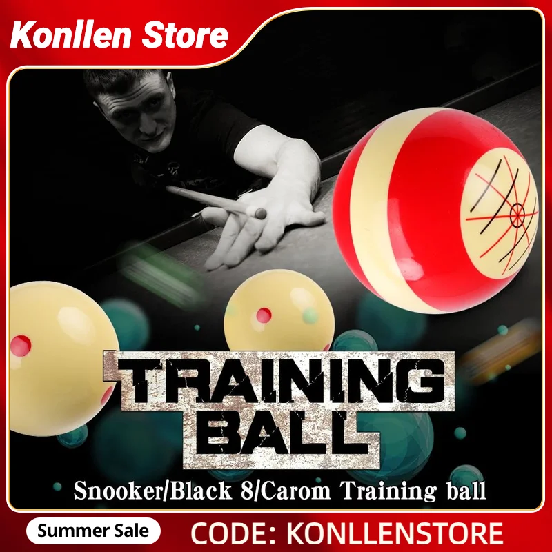 

Billiard ball Training ball with Practice Training Artifact Replacement 2-1/4" / 2-1/16" Table Ball for Snooker/Pool/Carom Cue