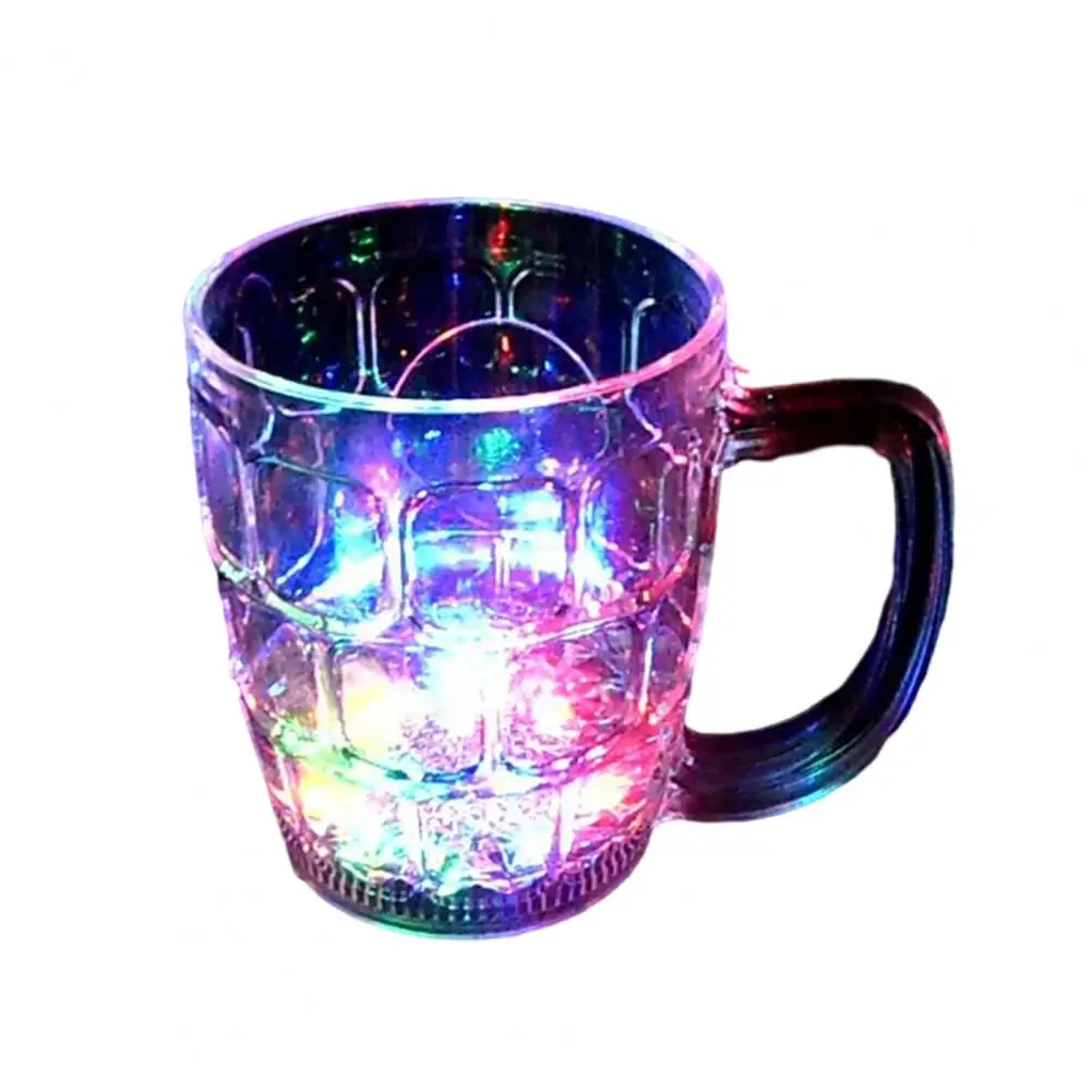 Glowing Beer Cup LED Color Changing Dragon Cup Water Light-Up Transparent Drinking Mug for Bar Party