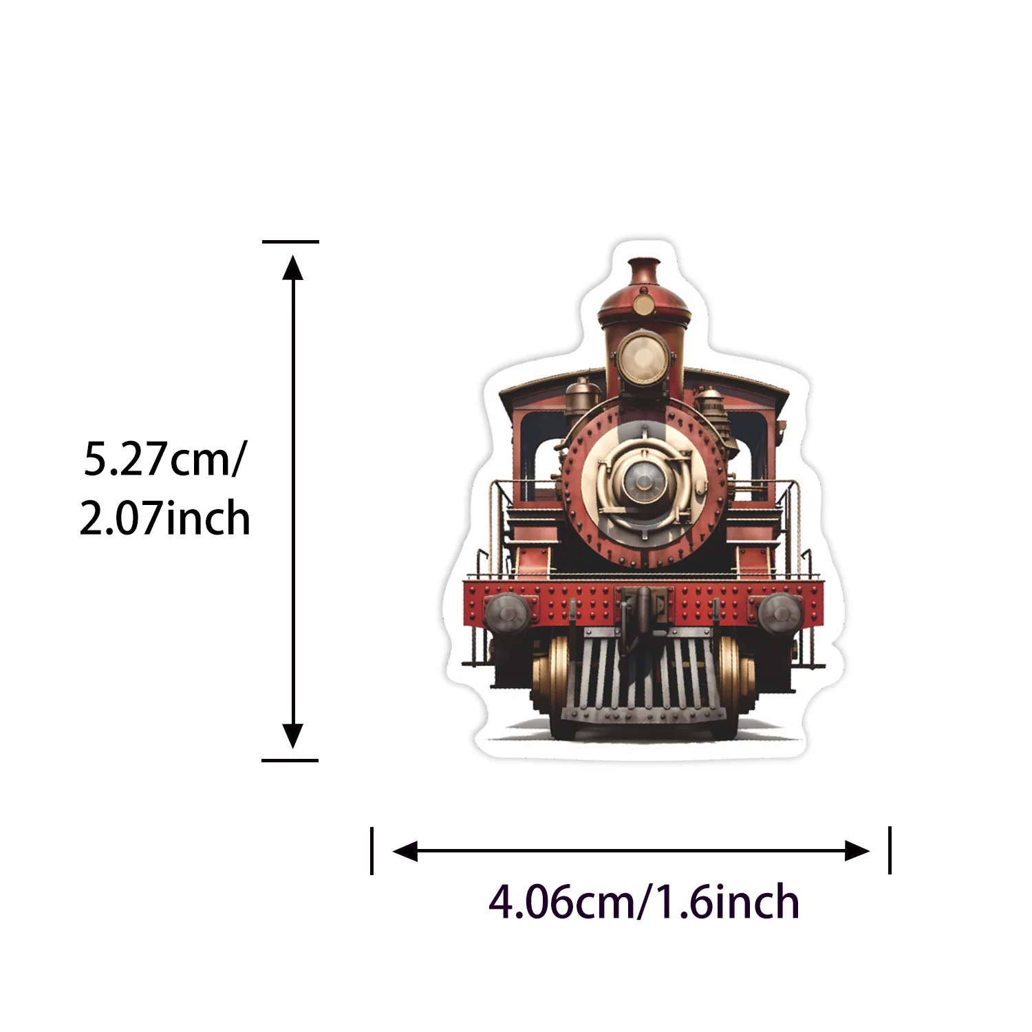 

50PCS Cartoon Retro Train Sticker Creative Decoration Mobile Phone Case Notebook Water Cup Skateboard Graffiti Toy Gift Sticker