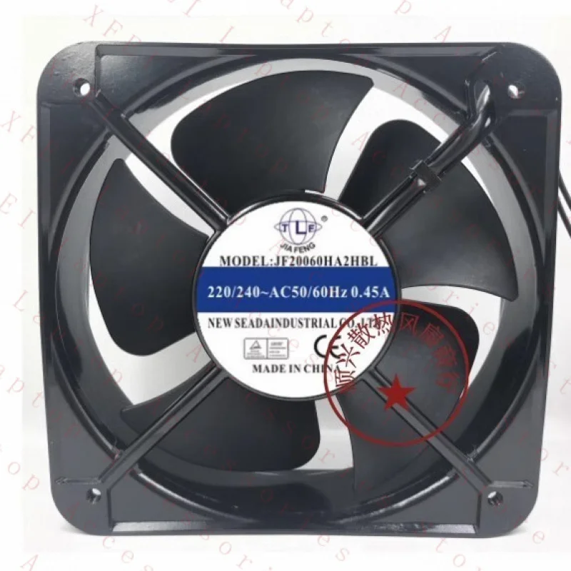 

D 1PCS JF20060HA2HBL AC220V-240V 0.45A 200*200*60MM Axial Cooling Fan