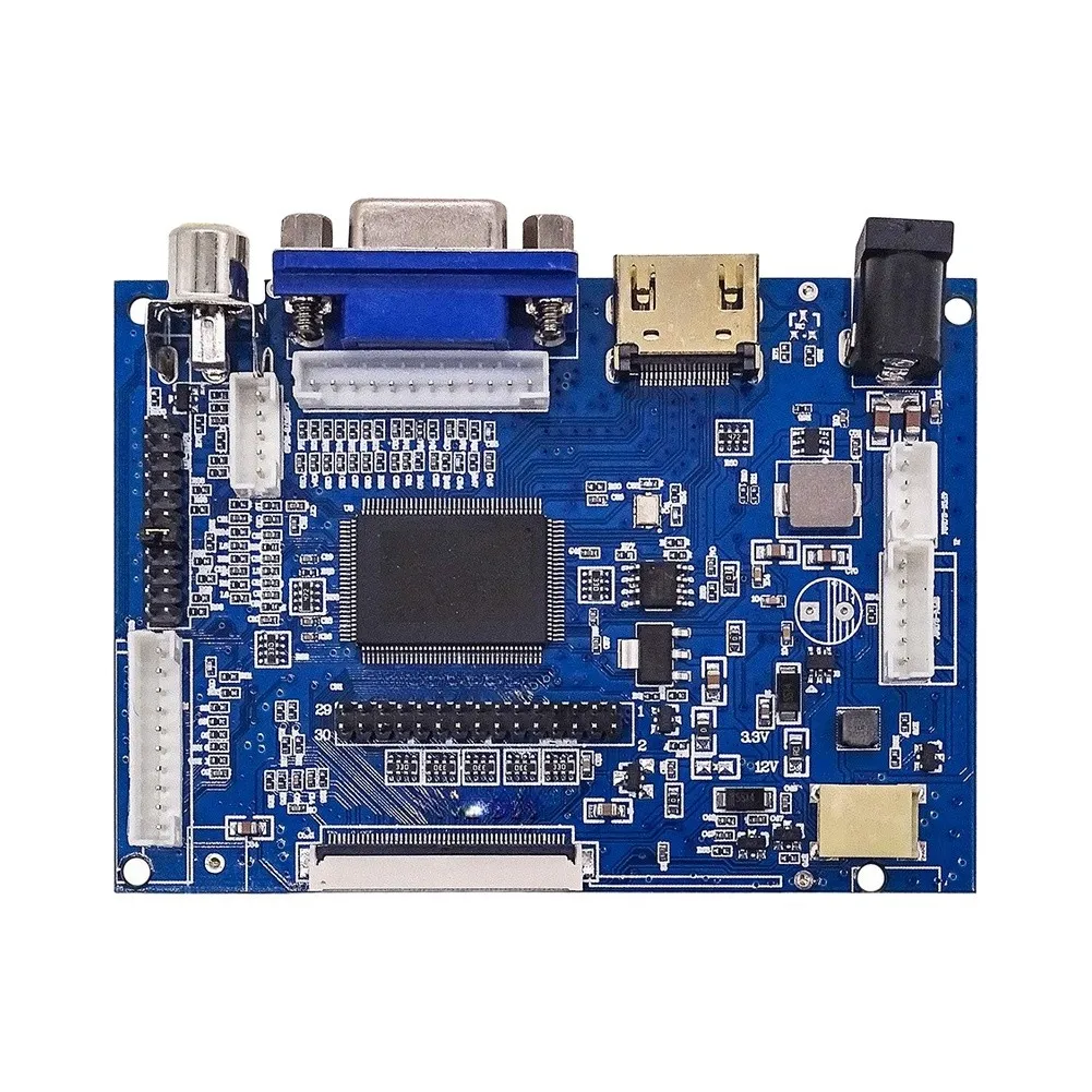 VS-TY2662-V1 LCD Controller Board For Vga 2AV Input For Ttl LVDS Output For 7 8 Inch AT070TN90 AT070TN92 AT070TN94 Display
