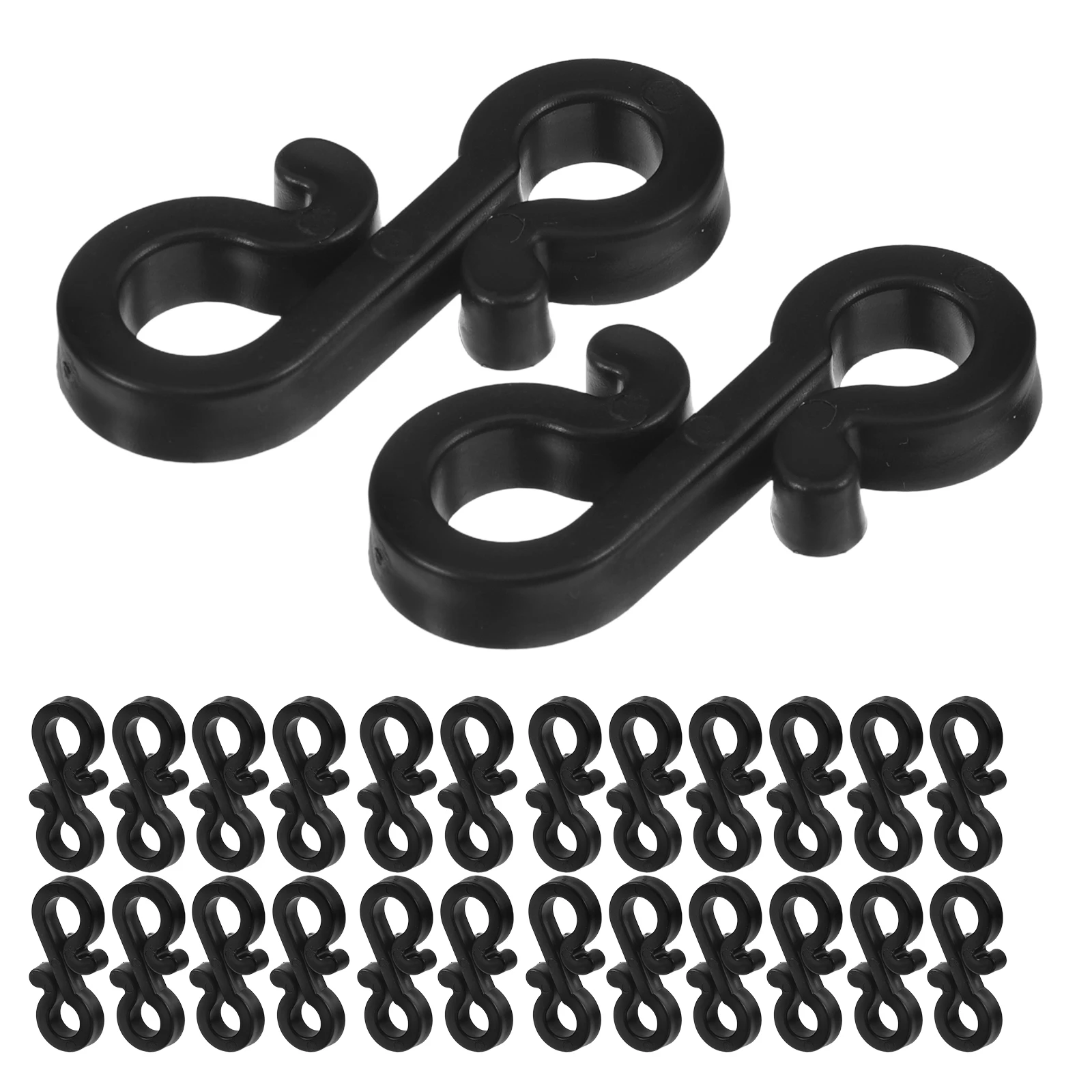 

50 Pcs Christmas Tree Light Hook Hooks Decoration Lamp Hanger Lights Outdoor Ornament Hangers Pp Pendants Clip