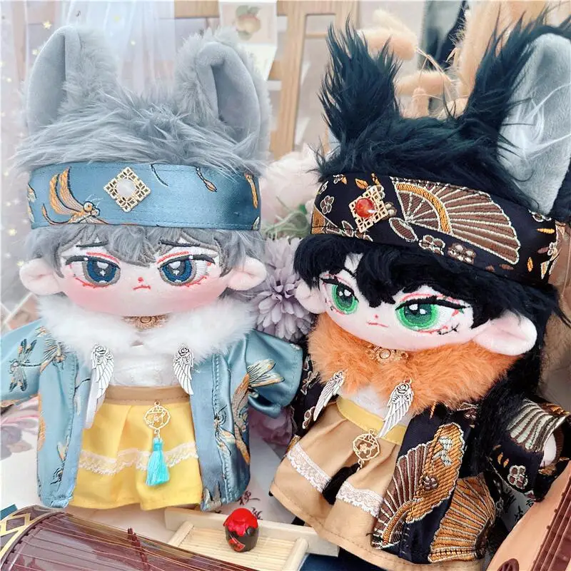 

Doll Clothes for 20cm Cute Chinese Hanfu 5Pcs Suit Outfit Plush Idol Doll 20cm DIY Clothes Accessory Collection Toys Gifts