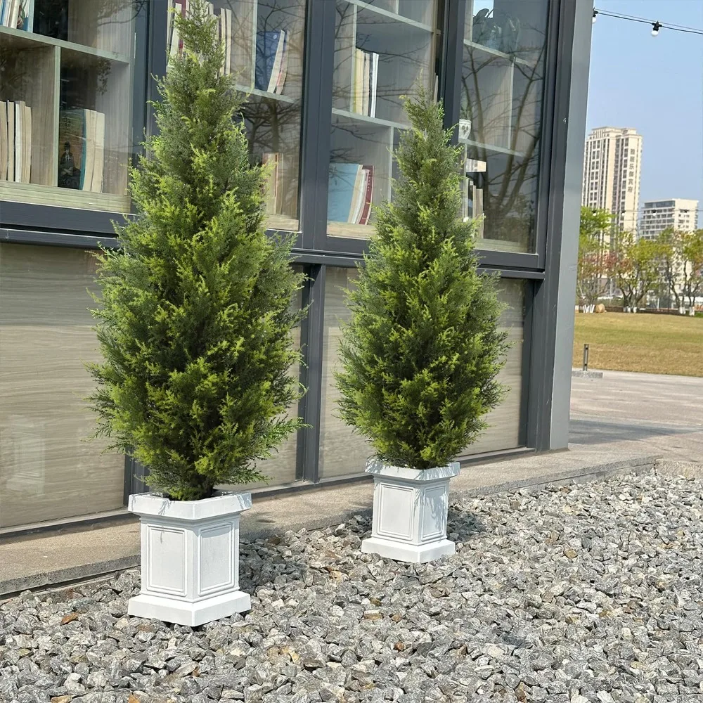

Artificial Pruning Cedar Tree 3.5FT Artificial Cedar Tree Potted Plants Fake Plants Tall Artificial Plants Shrubs