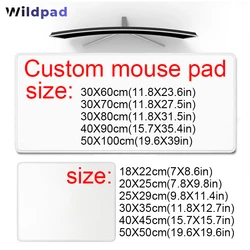 Custom Mouse Pad Print Diy Large Playmat Gaming Customized Mat XXL Size Gamer Office Mousepad OEM Logo Bulk Discounts Desk Mat