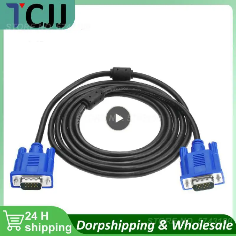 Computer Cable Durable Hard Solid Needle Computer Hdcable Anti-corrosion Long Life Cable Vga Cable Reduce Data Loss Vga Cable