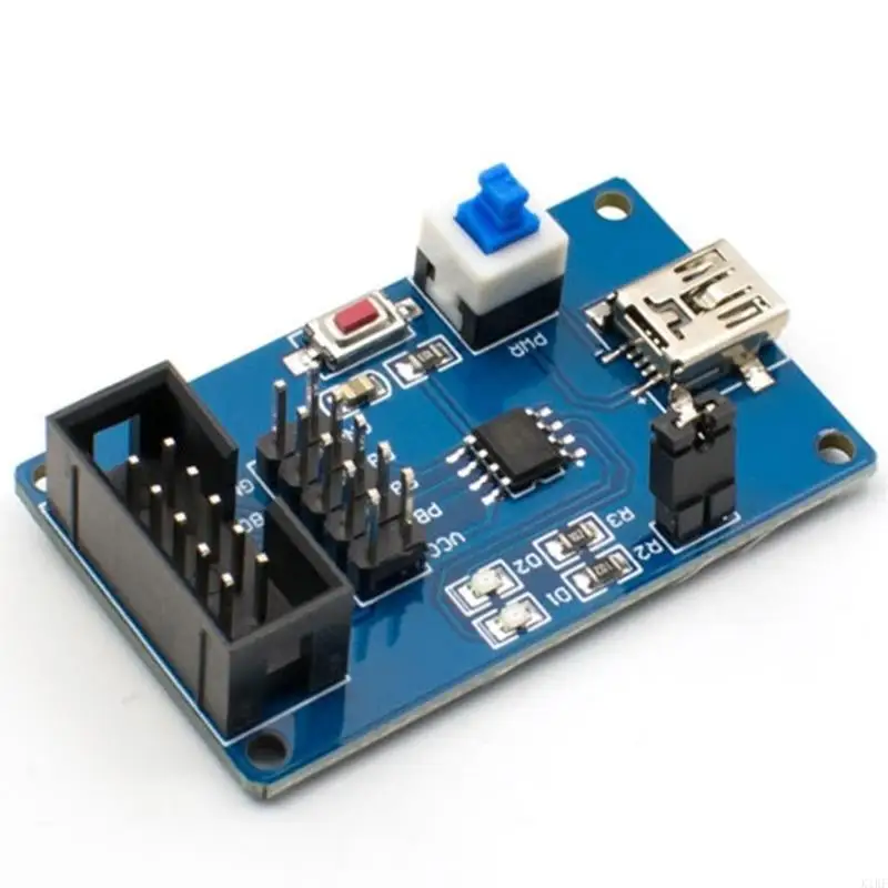 ATtiny13 Learning Development Board For DIY Projects Featuring USB Power And Standard Programming Link K1KF