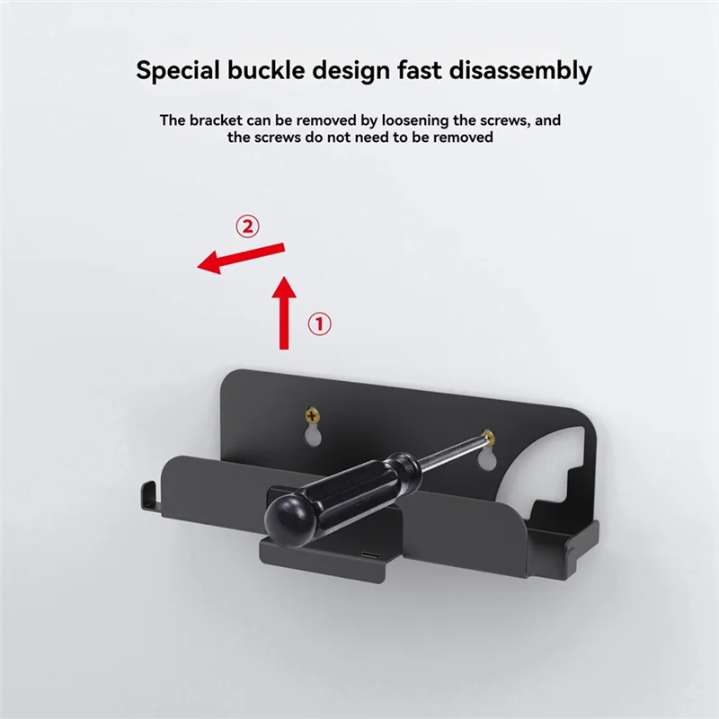 B03B-Universal Wall Mount For Nintendo Switch And Switch OLED Console Wall Mount Storage Rack Console Wall Bracket