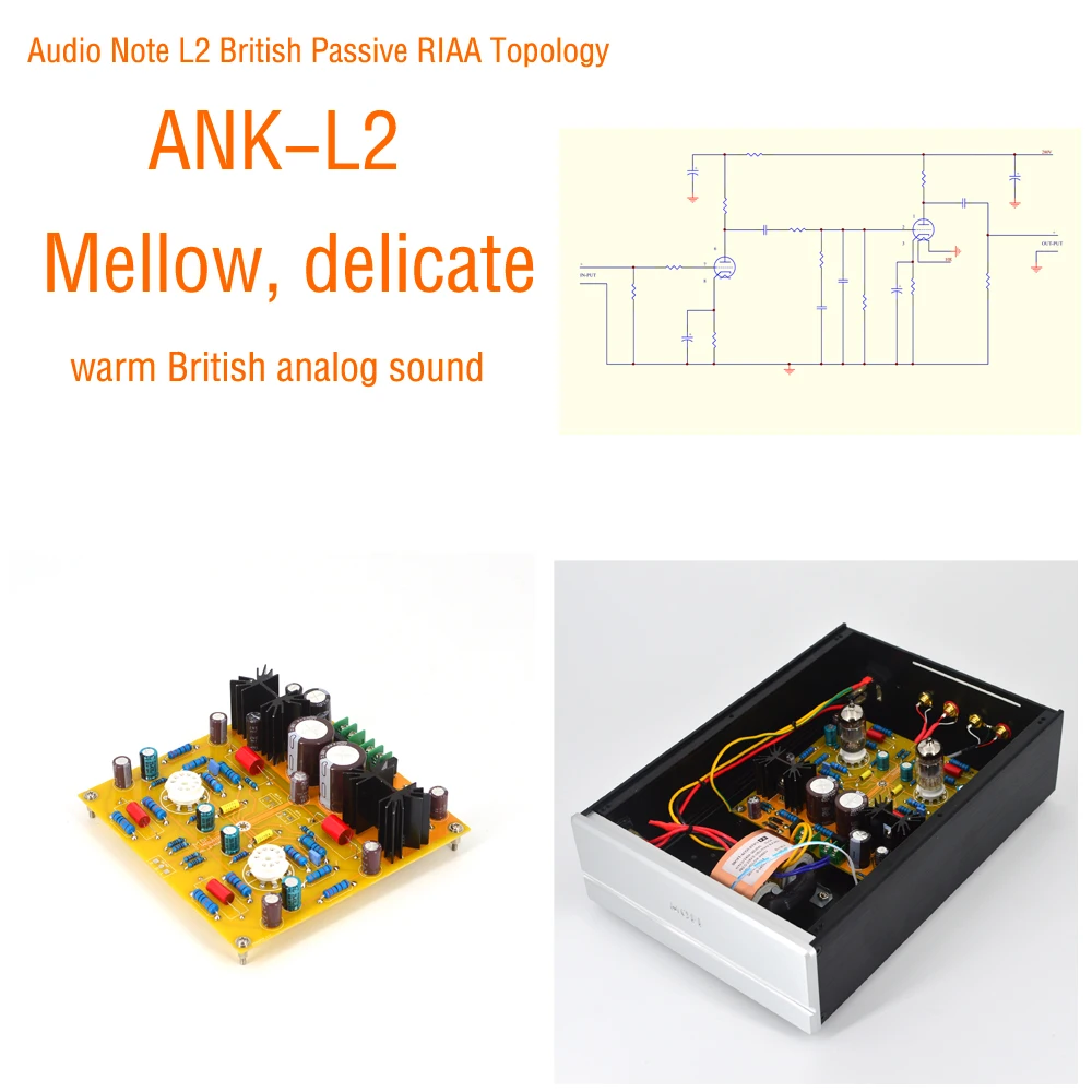 Klassischer MM-Röhren-Phono-Vorverstärker, Hi-Fi Analog-Vinyl-Plattenspieler Audio-Vorverstärker, Optional mit EAR834/C22/M7/ANK-L2 Schaltung – Detail 6