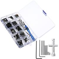 1 Set For WLtoys 144010 144001 144002 124016 124017 124018 124019 RC Car Parts Metal Upgrade Retrofit Screw Tool Box