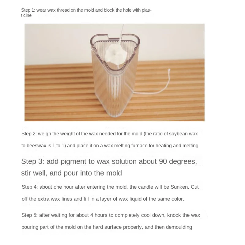 27cm Long Pole Cylindrical Candle Mold DIY Pinstripe Cylindrical Candle Making Supplies Easy To Release Durable Plastic Mould