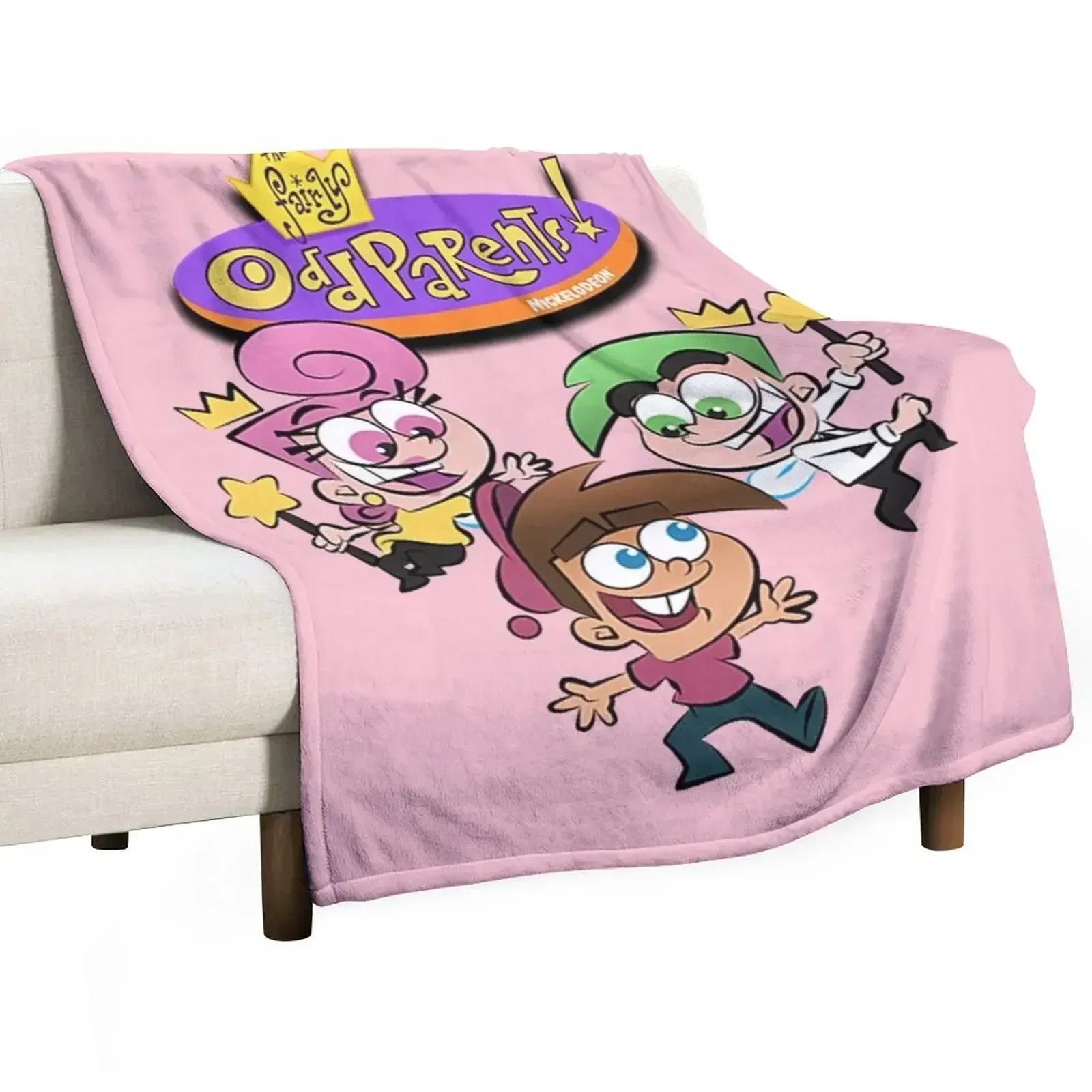 Fairly Oddparents Throw Blanket Kid'S For Decorative Sofa christmas decoration Blankets