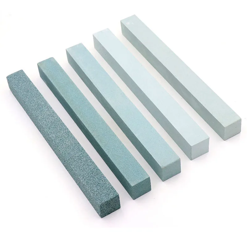 1pcs 80-3000# Sharpening Stone 150~200mm Whetstone Green Silicone Carbide Grinding Stone For All Knife Polishing Sharpener Tool