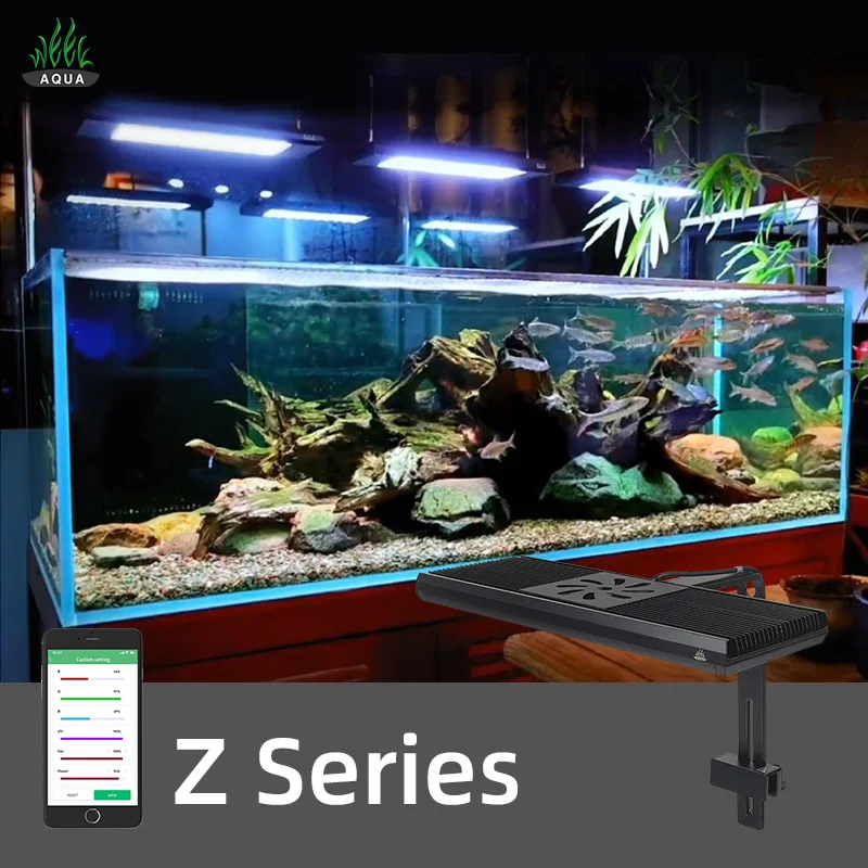 

Aquarium Products Manufacturers Smart LED Sunrise Sunset Full Spectrum Aquarium Light Week Aqua Z400 Pro Akwarium Light