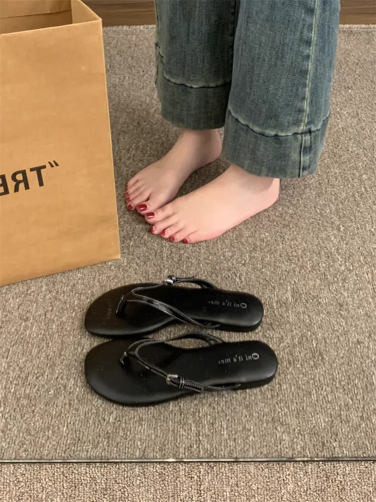 Zapatillas de mujer, sandalias de verano con cuña, chanclas de playa y hogar, sandalias de espuma viscoelástica para mujer, Zapatos D