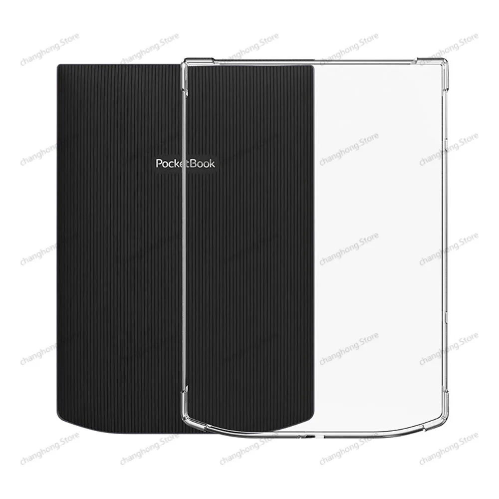 Clear Shockproof TPU Case for PocketBook InkPad X 10.3 Inch PB1040 E-Reader Anti-Drop Transparent Protective Cover