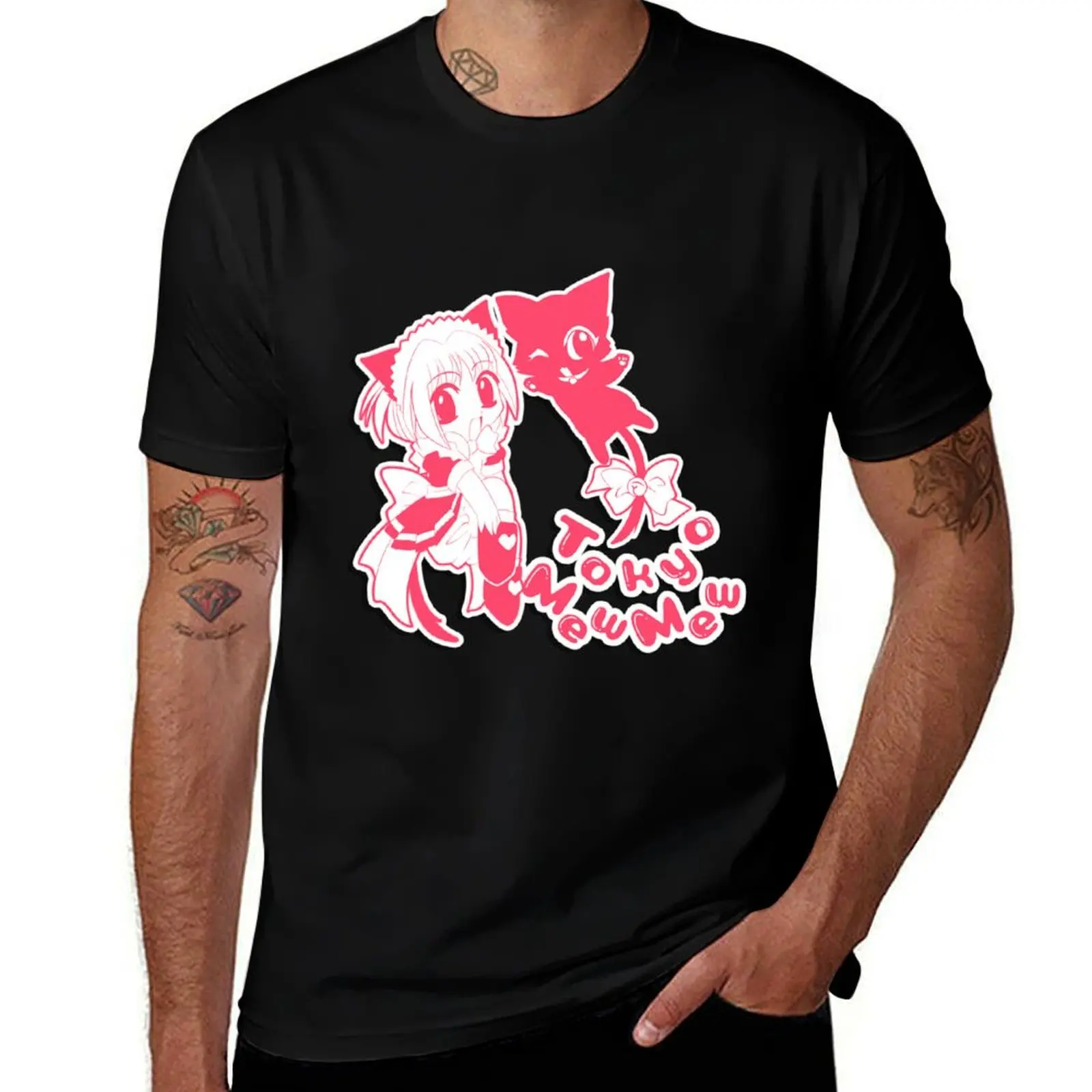 

Tokyo Mew Mew - Furoku style T-Shirt Independence Day Short Sleeve T-Shirt