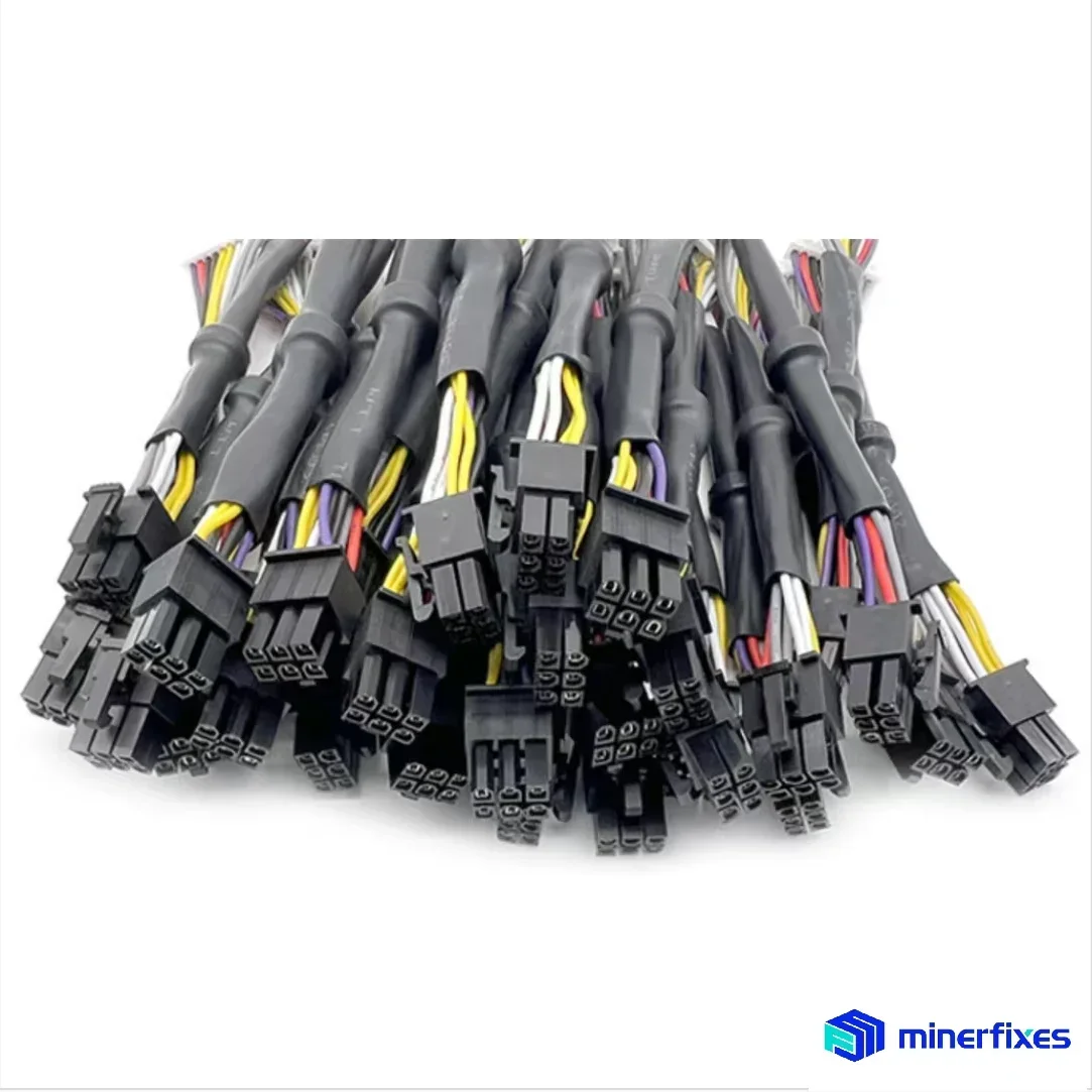 10pcs/pack Avalon Miner 1066 1166 1246 Power Signal Adapter Extend Cablebitcoins Miner Accessories