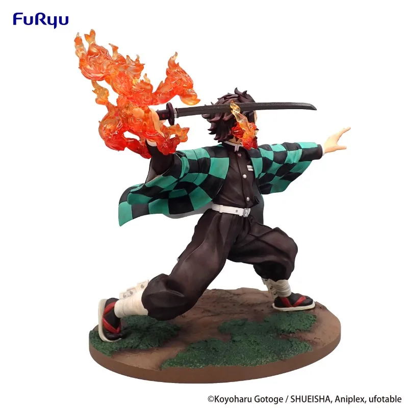 Furyu echte Figurizm Dämonen töter Anime Figur Kamado Tanjirou Action Spielzeug für Kinder Weihnachts geschenk Sammler Modell Ornamente