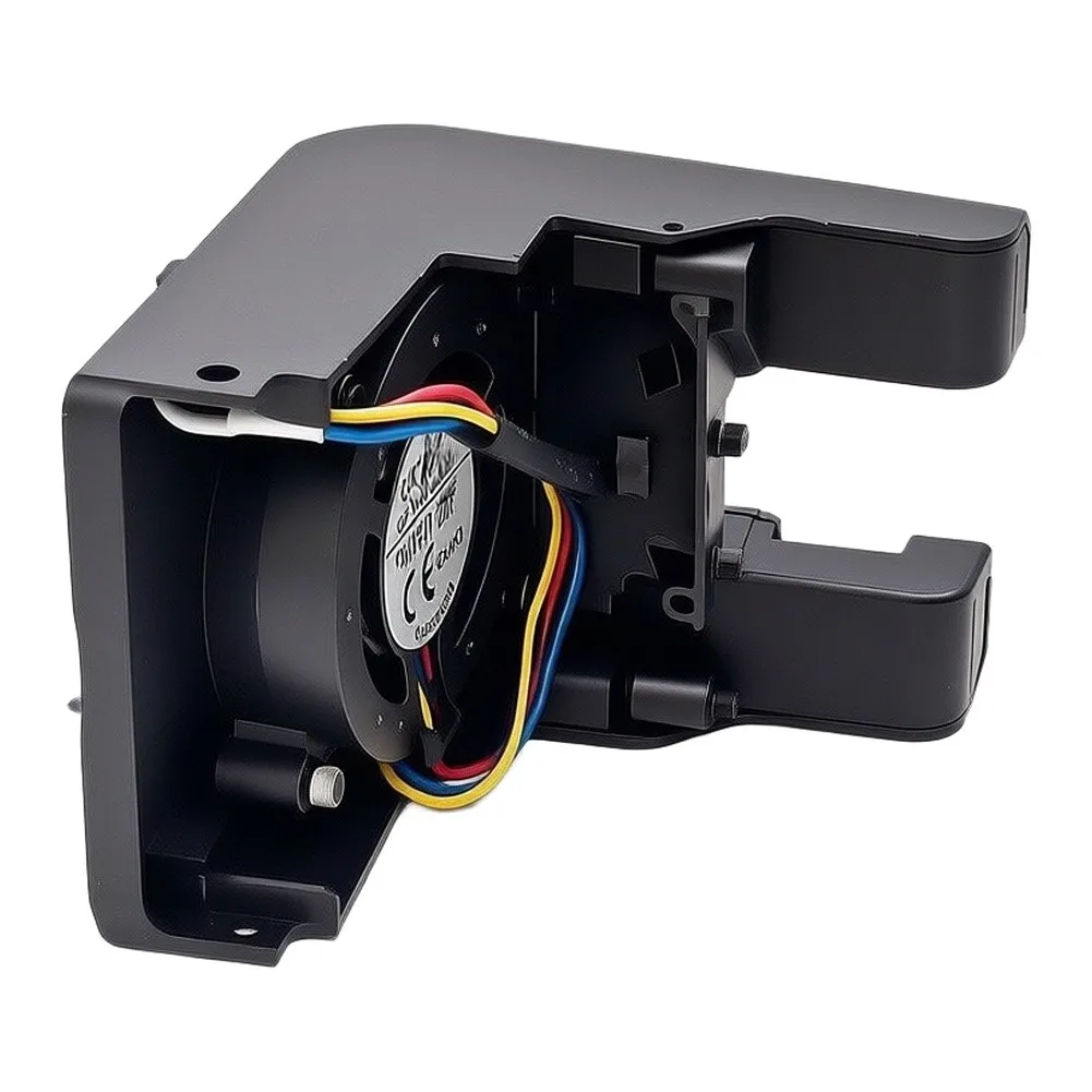 Cooling for fan Module for Plus Pro 3D Printers with Round for fan Metal Blade Black Plastic Bracket and 4 Colored Wires Setup