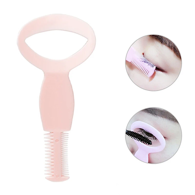 Plastic Applicator Brush 2 In 1 Novelty Mascara Guide Multifunction Eyelash Styling Eyelash Curler Precise Application Eyelashes