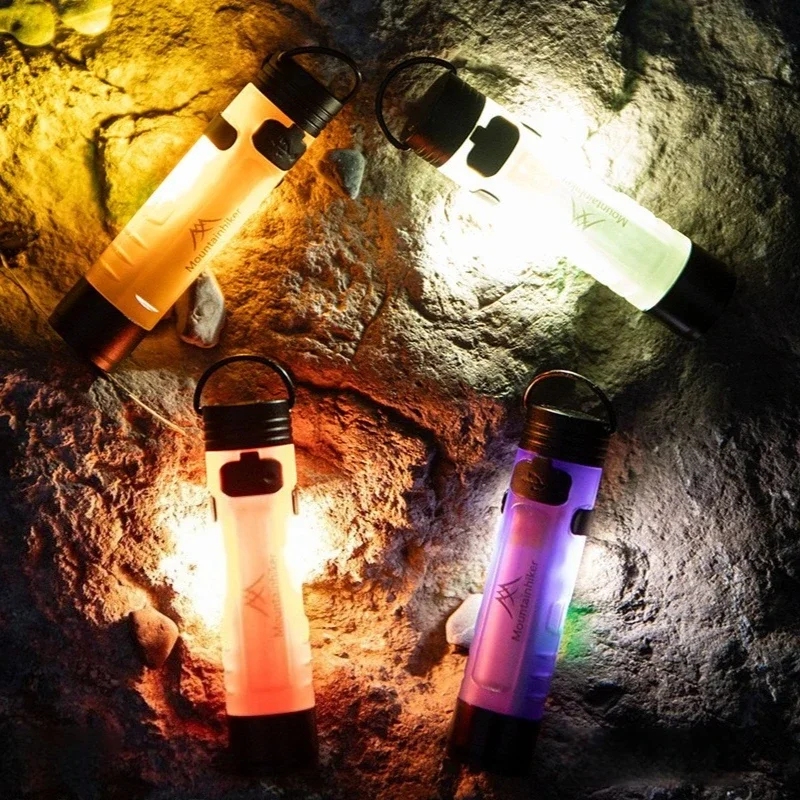 Mountainhiker مصباح جيب صغير مصباح يدوي في الهواء الطلق LED مفتاح كليب غطاء 5050 طويل التحمل USB قابلة للشحن التخييم في حالات الطوارئ ضوء درب #2