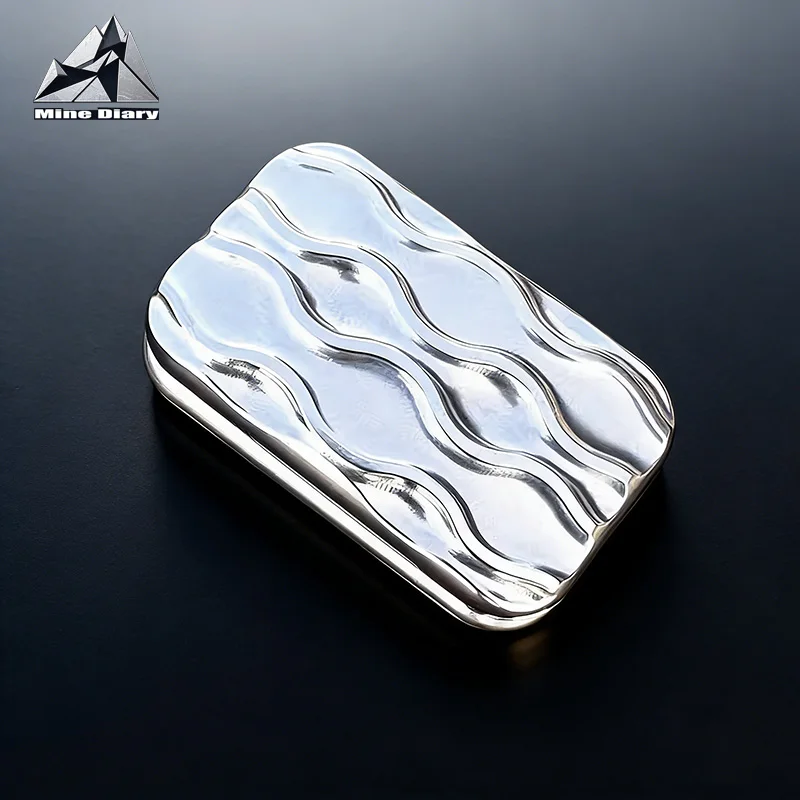 

Silverstone Unlimited Pushing Slider Fidget Toys Titanium Alloy Cool Fidget Slider EDC Office Fun Stress Relief Anti-AnxietyToys