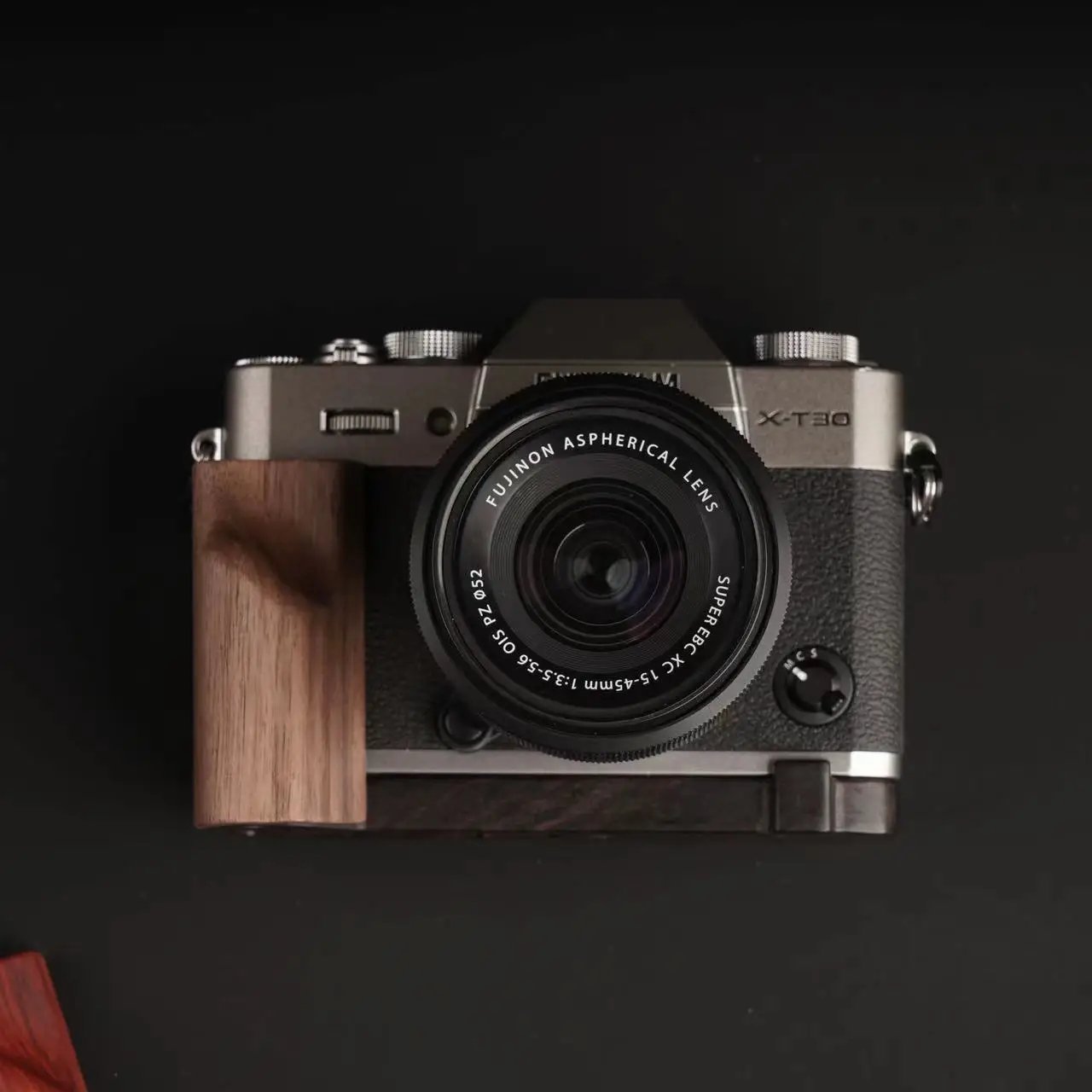 Fujifilm XT30 Solid Wood Handle Base Ultra-light design Solid Wood Red Sandalwood Gray ebony woodcage