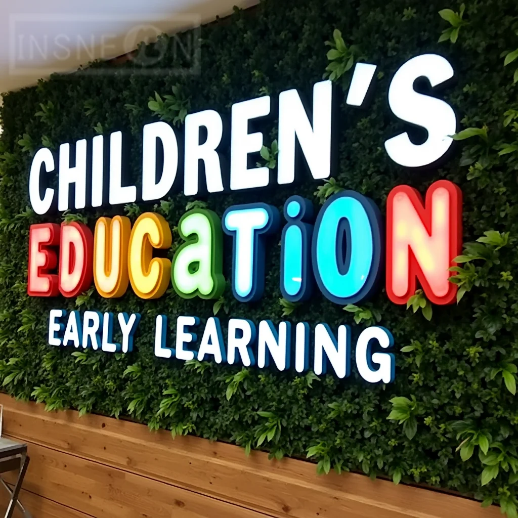 Custom 3D Illuminated LED Letters Sign For Business Storefront Outdoor Waterproof Frontlit Light Up Signage