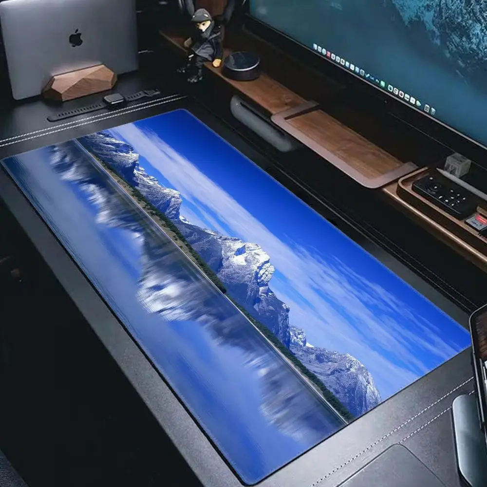 Natural Scenery Mountain Mouse Pad Mouse Pad Desk Pad Cute HD Desk Pad Extended Gaming Keyboard Mat Large XXL Gamer HYBXAXC
