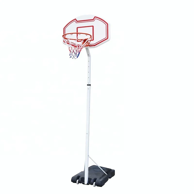 

2.1-2.6m Height Adjustable Outdoor Basketball Hoop Stand With 36*24Inch Basketball Backboard