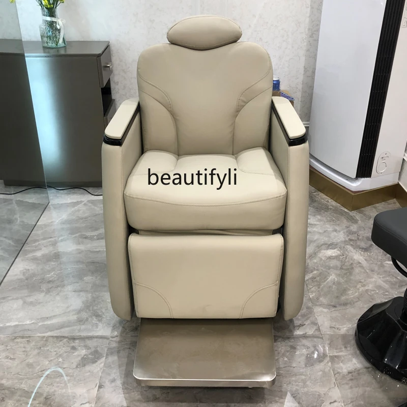 Electric Hairdressing Barber Shop Beauty Salon Manicure Hair Care Shop Can Be Put down Lifting Trimming Barber Seat