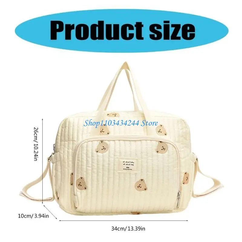 Wielofunkcyjna torba na pieluchy dla niemowląt z wieloma przegródkami Przenośna torba do przechowywania torebek do codziennego i