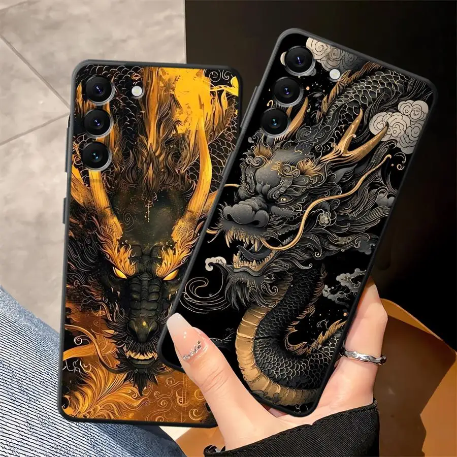 Cool Dragon Head Phone Cover Case for Samsung Galaxy A23 A32 A24 A53 A35 A55 A41 A73 A51 A52 A36 A22 A26 A72 A25 A71