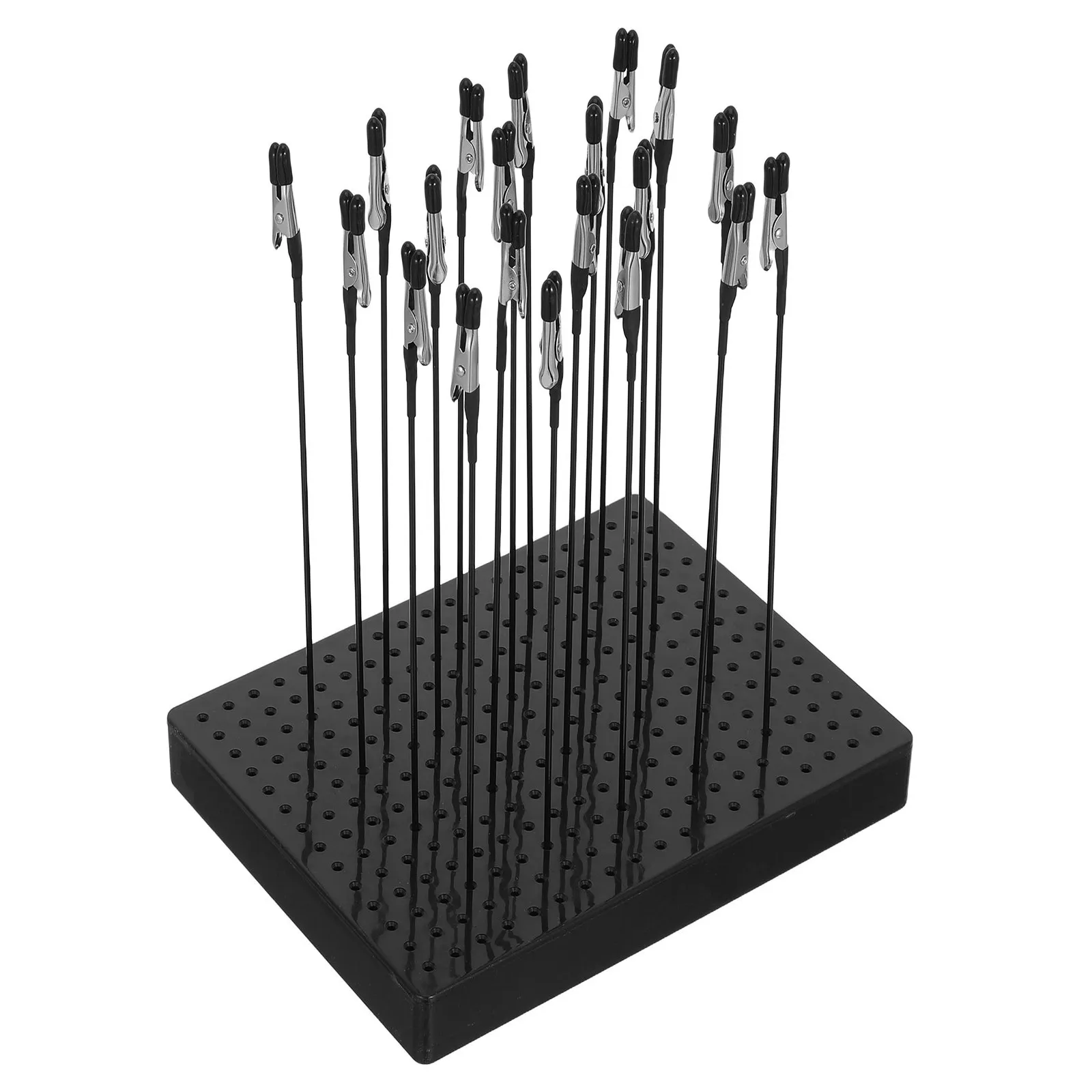 1Set Miniature Painting Handle Stand Base with Alligator Clamp Airbrush Holder for Pcb Soldering Paint Station view 3