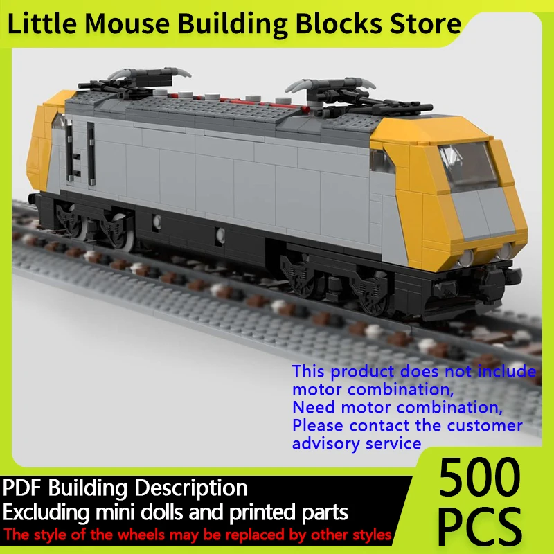 

City Car Model MOC Building Bricks German Eurosprinter Locomotive Modular Technology Gifts Holiday Assemble Children Toys Suit