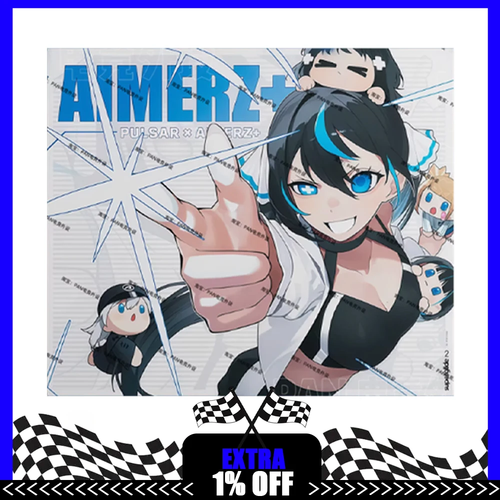 

PAN Esports Pulsar x Aimerz Yui Replicated Glass Mousepad Smooth Speed Mouse Pad Covering Primer For Valorant Pc Accessories
