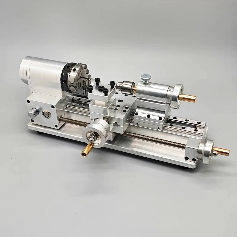 DIY Mini Lathe Small Desktop Grade Lathe Model Scientific Experiment Engineering Equipment