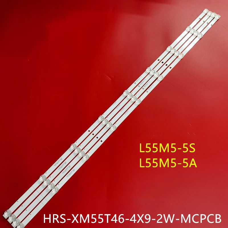 

LED Strip for L55M5-5A L55M5-5S L55M5-EX UE55TU7002U UE55TU8005K UN55TU8200F UN55NU7095G HG55AJ630UJJ HRS_XM55T46_4X9_2W_MCPCB