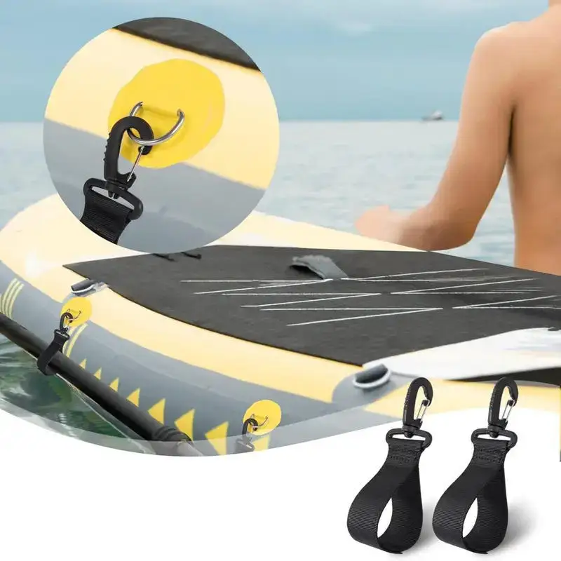 

4pcs Paddle Storage Clip Holder Kayak Boat Fishing Rod Clip,Inflatable Oar Strap Webbing2025 NEW