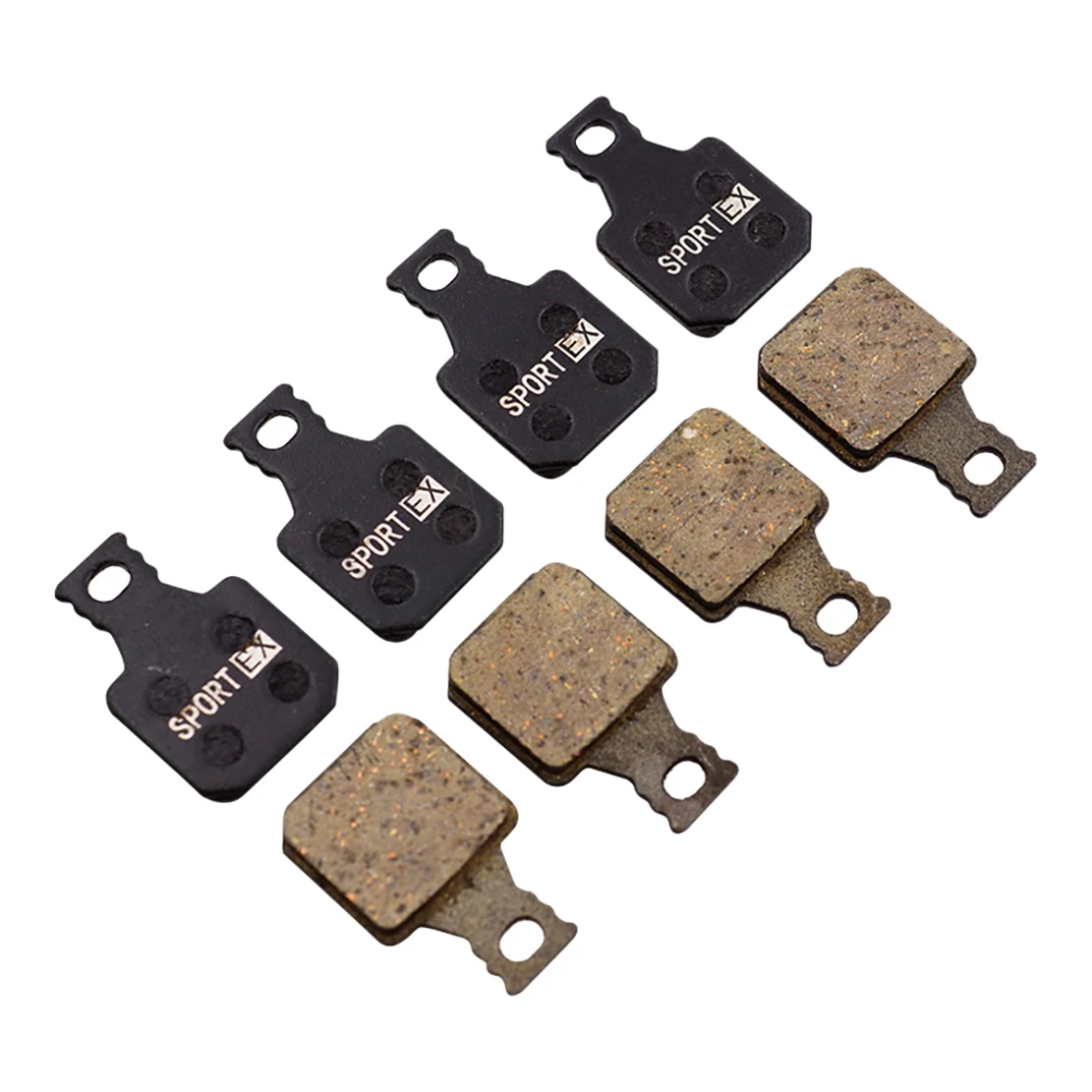 4 Pairs Resin Bicycle Disc Brake Pads for MT5 MT7 Caliper,Sport